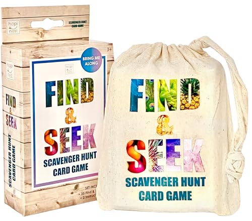 Hapinest Find and Seek Scavenger Hunt Outdoor