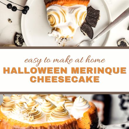 Halloween Merinque Cheesecake Recipe