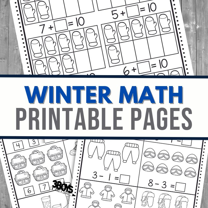 Winter Math for Preschoolers