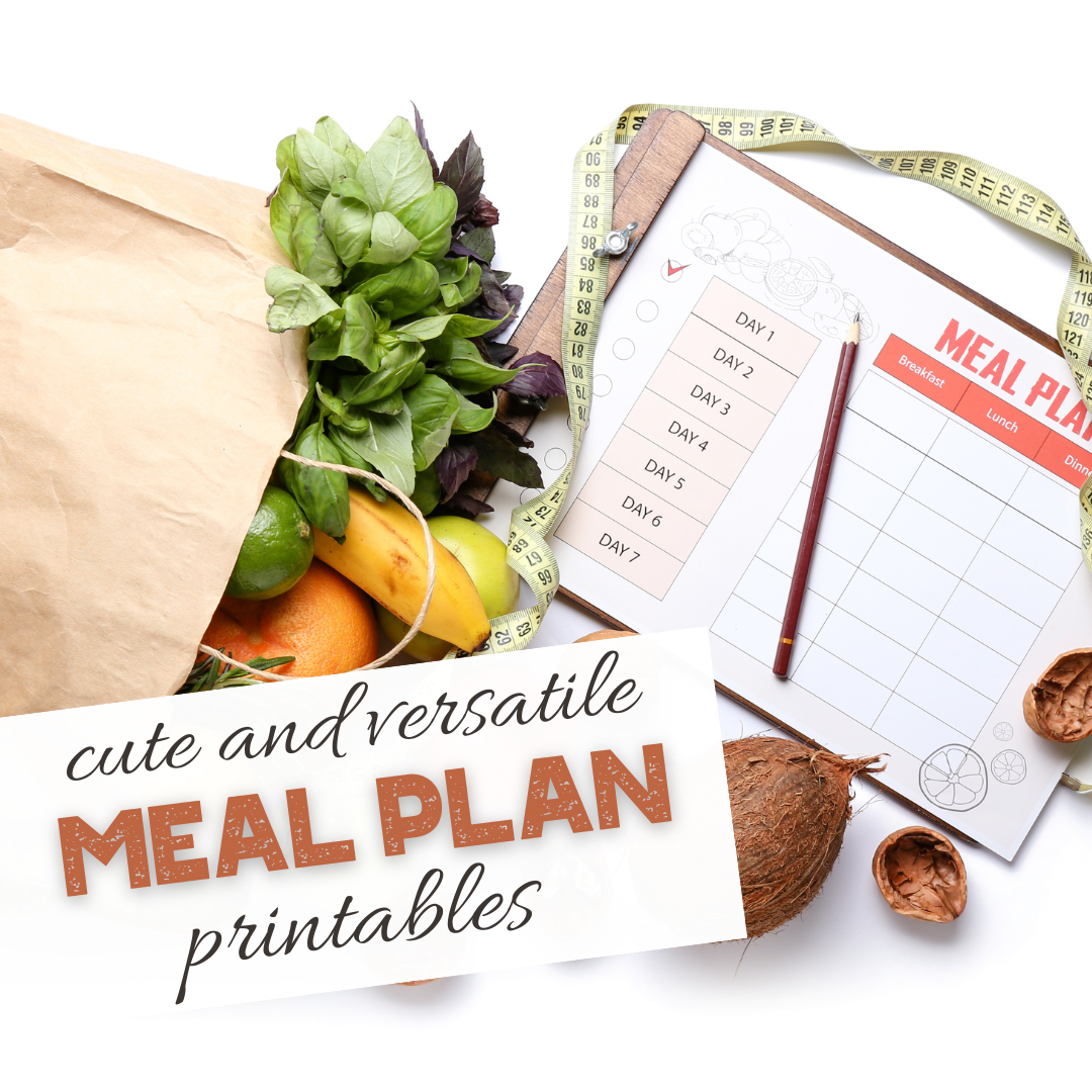 Cute Meal Planner Printables