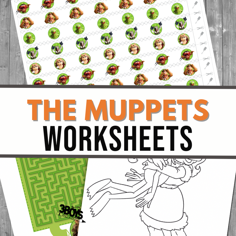 Free Muppets Christmas Activity Worksheet Pack